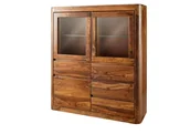 Witryny - Witryna Toronto #203 Palisander Sheesham Lakierowany 128X145X40 Cm B 8447 - miniaturka - grafika 1