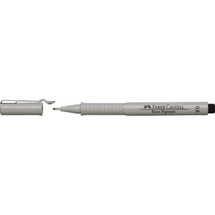 Faber Castell cienkopis 0.8 mm, Ecco Pigment Fibre-Tip Pen, czarny - Długopisy - miniaturka - grafika 1