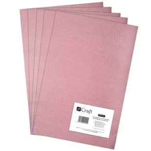 DpCraft Filc poliestrowy A4, light pink, Dp Craft - Dekoracja stołu - miniaturka - grafika 1