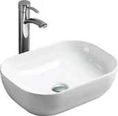 Umywalki - Umywalka Mexen nablatowa Rita 45 x 32 cm biała 21084500 - miniaturka - grafika 1