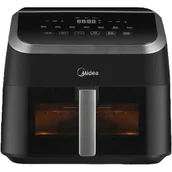 Frytkownice - Air Fryer Frytkownica beztłuszczowa MIDEA Space Master MAD85000ADK z okienkiem do obserwacji postępów gotowania - miniaturka - grafika 1