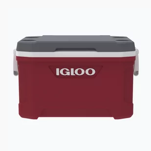 Lodówka turystyczna Igloo Latitude 52 industrial red/white/meteorite - Lodówki turystyczne - miniaturka - grafika 1