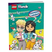 Kolorowanki, wyklejanki - LEGO Friends. Kolorowanka z naklejkami - miniaturka - grafika 1