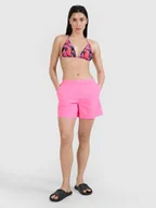 Spodenki damskie - 4F Spodenki plażowe damskie - różowe L - miniaturka - grafika 1