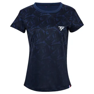 Koszulka damska Tecnifibre  X-Loop Tee Marine M - Koszulki sportowe damskie - miniaturka - grafika 1