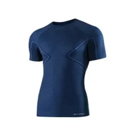 Koszulki męskie - Koszulka męska Brubeck Active Wool Ss11710 - miniaturka - grafika 1