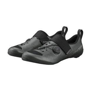 SHIMANO Buty triathlonowe SH-TR903 matte gunmetal - Buty rowerowe - miniaturka - grafika 1