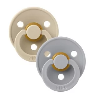 Smoczek BIBS Colour 2111420 0-6 m Wielokolorowy (2 szt.) - Smoczki uspokajające - miniaturka - grafika 1