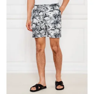 Tommy Hilfiger Lniane szorty Regular Fit - Spodenki męskie - miniaturka - grafika 1