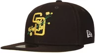 Czapki i chusty sportowe męskie - Czapka 59Fifty MLB San Diego Padres by New Era, ciemnobrązowy  , 7 0/0 (55,8 cm) - miniaturka - grafika 1