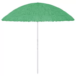 vidaXL Parasol plażowy, zielony, 300 cm vidaXL - Parasole ogrodowe - miniaturka - grafika 1