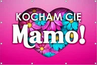 Pomoce naukowe - Kocham Cię Mamo- Baner do szkoły i przedszkola - miniaturka - grafika 1