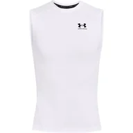 Koszulki męskie - Koszulka męska Under Armour HeatGear Comp SL White M - miniaturka - grafika 1