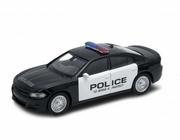 Samochody i pojazdy dla dzieci - Welly 1:34 Dodge 2016 Charger Pursuit POLICE -czarny - miniaturka - grafika 1