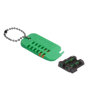 HIVIZ - Szczerbinka światłowodowa do Glocka - Dwa kolory pręcików - GLLW15/-RDGR - Amunicja i osprzęt ASG - miniaturka - grafika 1