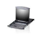 Adaptery i przejściówki - Aten Konsola KVM KL1516AN-AXA-AG 16-portowa Kat 5 Dual Rail 19" LCD z portem Daisy-Chain KL1516AN-AXA-AG - miniaturka - grafika 1