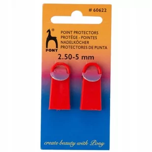 Pony stoper do oczek rozmiar standardowy, z tworzywa sztucznego, wielokolorowa, 7.0 x 3.1 x 40.5 cm P60622 - Pasmanteria - miniaturka - grafika 1