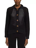 Swetry damskie - ESPRIT kardigan damski, 001/Black, M - miniaturka - grafika 1