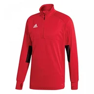 Bluzy dla dziewczynek - adidas Con18 Tr2 Y bluza dziecięca czerwony Power Red/Black/White 11-12 Lata - miniaturka - grafika 1