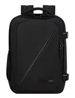 Torebki damskie - American Tourister Take2Cabin - Ryanair torba kabinowa 25 x 20 x 40 cm, 23 l, 0,50 kg, bagaż podręczny, plecak do samolotu, rozmiar S, Underseater, czarny (czarny), Einheitsgröße, Bagaż podręczny - miniaturka - grafika 1