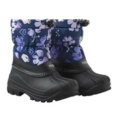 Buty dla dziewczynek - Śniegowce dla dzieci Reima Nefar navy flower - 24 - miniaturka - grafika 1