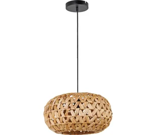 Żyrandol na lince HOSHI 1xE27/20W/230V śr. 38 cm konopie - Lampy sufitowe - miniaturka - grafika 1