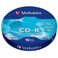 Nośniki danych - Verbatim CD-R 700MB 52X EXTRA PROT. SP*10 43725 - miniaturka - grafika 1