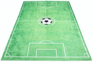Zielony dywan z boiskiem do piłki nożnej C6-F06 - Dywany dla dzieci - miniaturka - grafika 1
