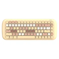 Klawiatury - MOFII z Bluetooth ROMI 2.4G (Brązowa) - miniaturka - grafika 1