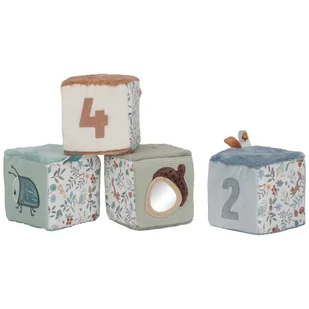 Miękkie kostki aktywizujące Forest Friends, Little Dutch - Zabawki sensoryczne - miniaturka - grafika 1