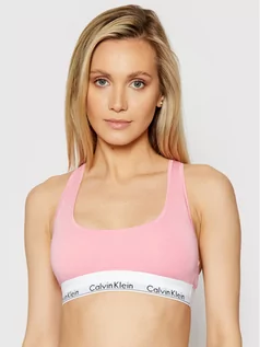 Biustonosze - Calvin Klein Underwear Biustonosz top 0000F3785E Różowy - grafika 1