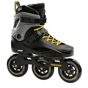 Rollerblade RB 110 3WD Black/Saffron Yellow 2023 - Rolki - miniaturka - grafika 1