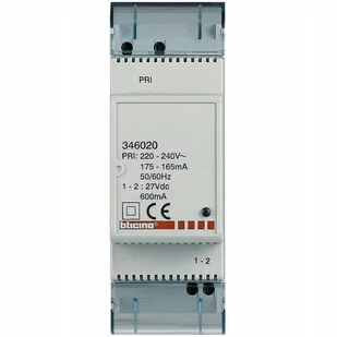 Legrand Zasilacz systemu wideodomofonowego i my home 0,6A 346020 346020 - Domofony - miniaturka - grafika 1