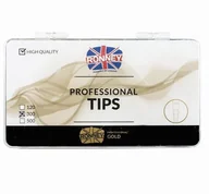 Sztuczne paznokcie i akcesoria - RONNEY Professional TIPS - Tipsy SZPONY z dużą kieszonką kolor KREMOWY 300 sztuk (RG 00032) - miniaturka - grafika 1