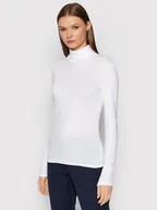 Swetry damskie - United Colors Of Benetton Golf 3GA2E2224 Biały Slim Fit - miniaturka - grafika 1