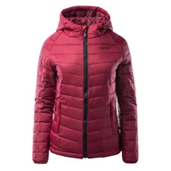 Kurtki damskie - Damska Kurtka pikowana HI-TEC LADY CARSON M000143820 – Bordowy - miniaturka - grafika 1