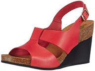 Klapki i japonki damskie - Dr. Brinkmann 710691 klapki damskie, czerwony, 35 EU - miniaturka - grafika 1