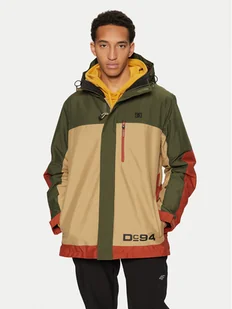DC Kurtka snowboardowa Defiant ADYTJ03084 Zielony Standard Fit - Kurtki narciarskie - miniaturka - grafika 1
