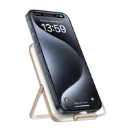 Powerbanki - Powerbank magnetyczny Choetech B735 10000mAh 20W PD + kabel USB-C (biały) - miniaturka - grafika 1