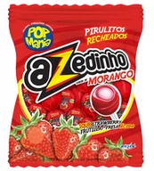 Gumy do żucia, lizaki, dropsy - Lizaki  Lollipop Pop Mania z kwaśną truskawką  50 sztuk 600g - miniaturka - grafika 1