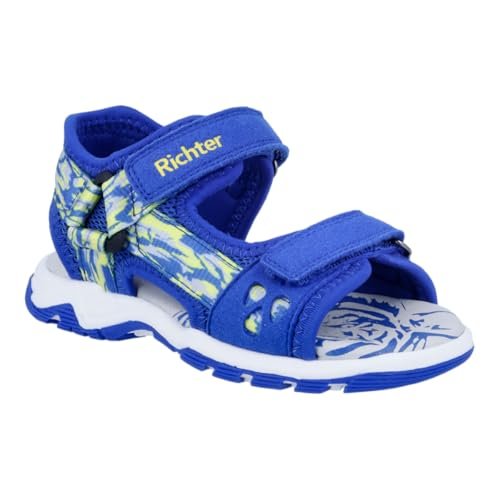 Richter Buty dziecięce Leon sandały, Lagoon/szary/n.Yellow, 32 EU