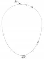 Naszyjniki - Guess Tiny Dancer srebrny naszyjnik zawieszki z kryształkami JUBN04646JW - miniaturka - grafika 1