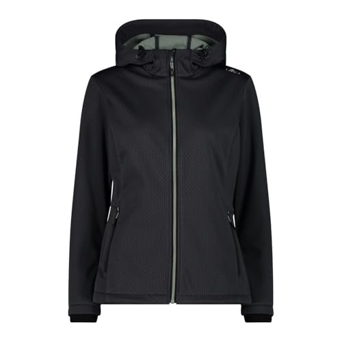 CMP Damska kurtka softshellowa, ze stałym kapturem, kurtka damska