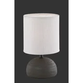 Lampy stojące - Trio RL Luci R50351026 lampka stołowa biurkowa 1x40W E14 brązowy / cappucino - miniaturka - grafika 1