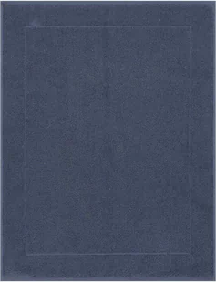 Le Jacquard Fran ais Dywanik łazienkowy Caresse Granatowy - Dywaniki łazienkowe - miniaturka - grafika 1