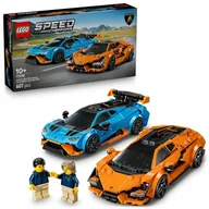 Klocki - LEGO SPEED - Samochód auto Lamborghini Revuelto i Huracán STO LEGO PREZENT DLA CHŁOPCA - miniaturka - grafika 1