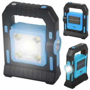 LATARKA TURYSTYCZNA LED SOLARNA LAMPA LAMPKA BIWAKOWA AKUMULATOR KEMPING - Latarki - miniaturka - grafika 1