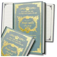 Notesy i bloczki - Zielony notes planer notatnik w linię 160 kartek zdobiona okładka - miniaturka - grafika 1