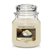 Świece - Yankee Candle Świeca Średnia Coconut Rice Cream 65-75h 411g - miniaturka - grafika 1