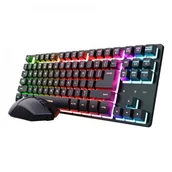 Zestawy myszka + klawiatura - trust Zestaw bezprzewodowy klawiatura + mysz GXT832 Thado 25982 - miniaturka - grafika 1